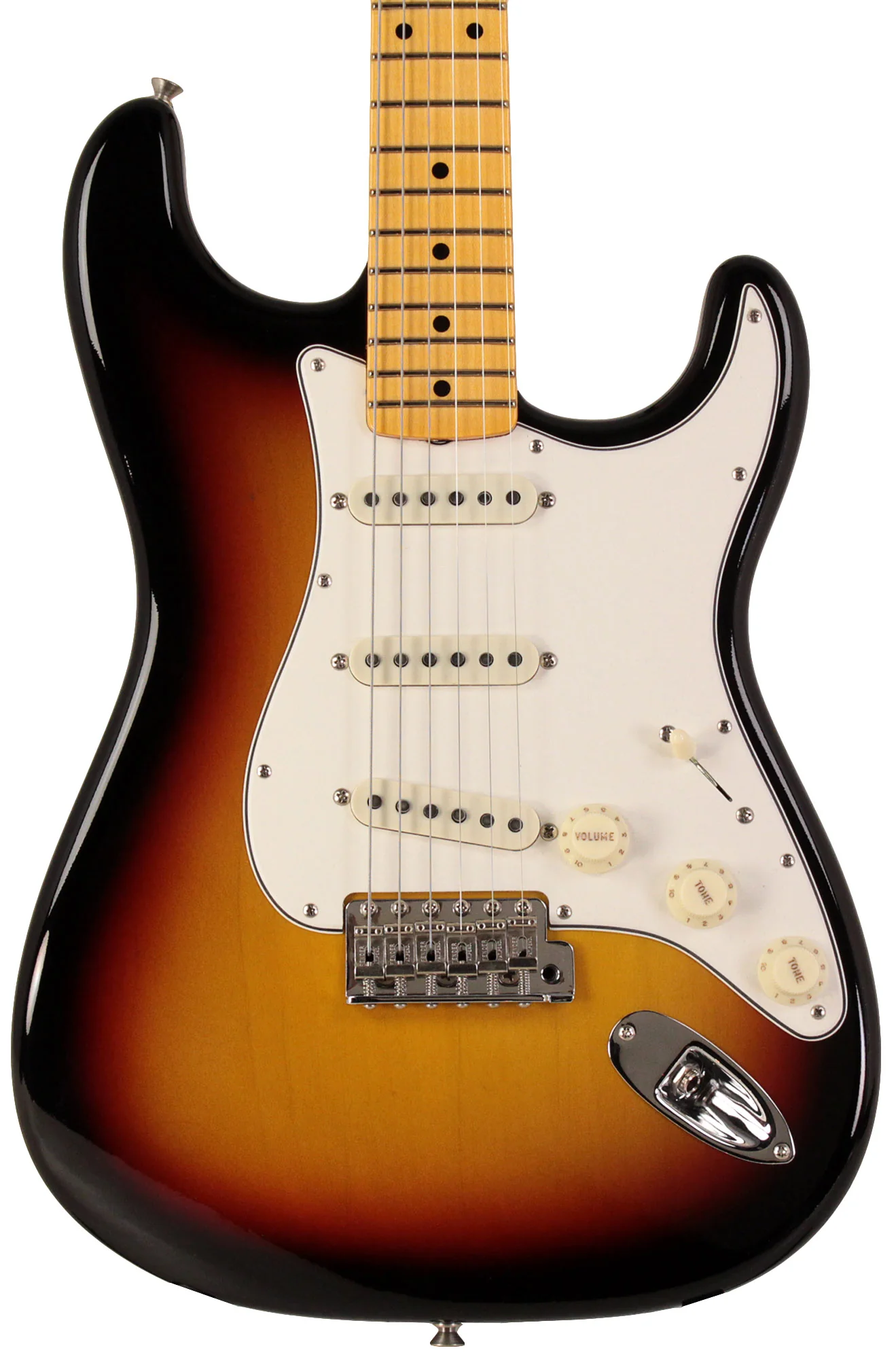 Fender Custom Shop Vintage Custom 1962 Stratocaster NOS Guitar, Maple Fingerboard, 3-Color Sunburst - Image 5