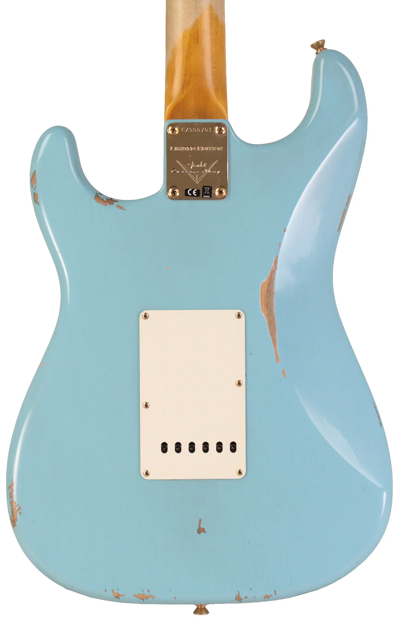 Fender Custom Shop Limited 1962 Bone Tone Stratocaster, Relic, Faded Aged Daphne Blue - Image 5