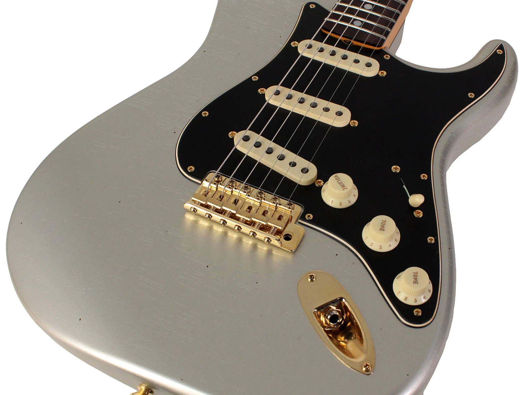 Fender Custom Shop Limited 1965 Dual-Mag Stratocaster Journeyman, Aged Inca Silver - Image 3