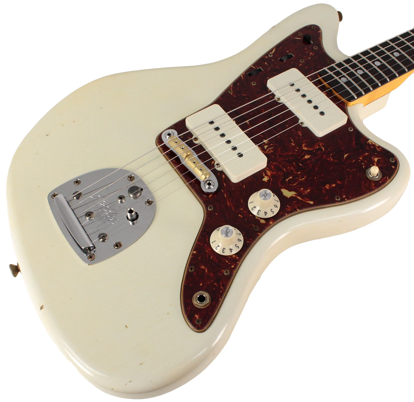 Fender Custom Shop Limited 1965 Journeyman Relic Jazzmaster, Aged Olympic White - Image 2