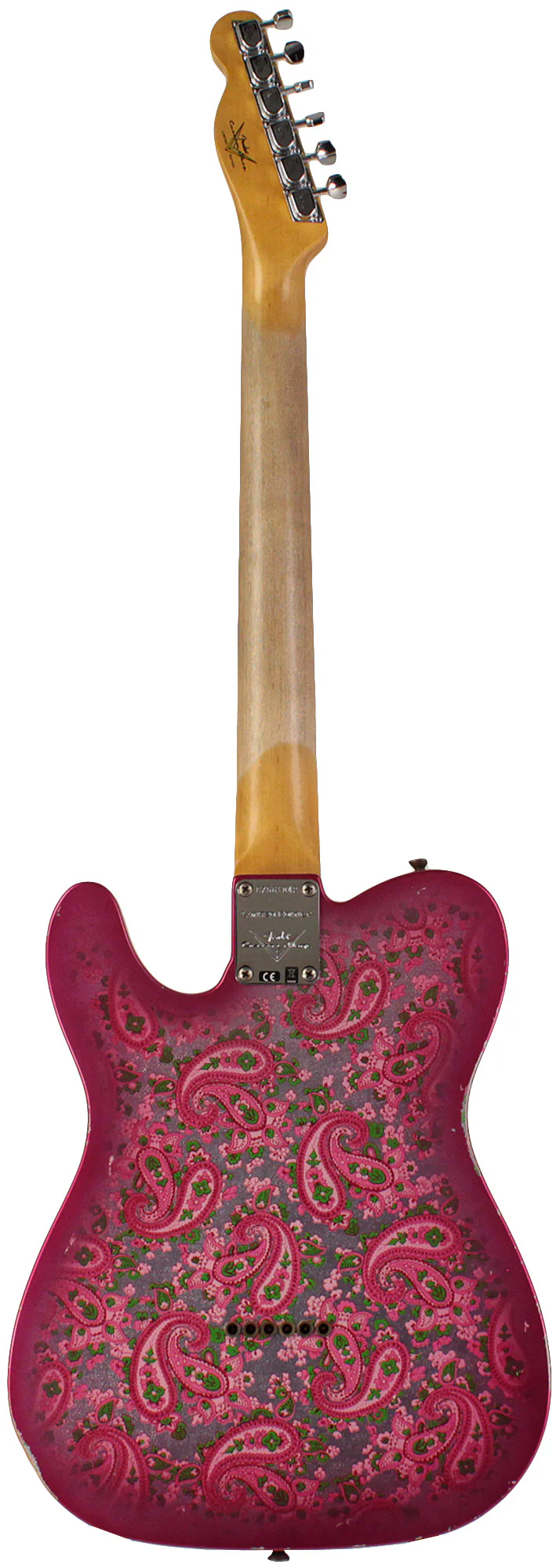 Fender Custom Shop Limited 1968 Pink Paisley Tele Relic - Image 7