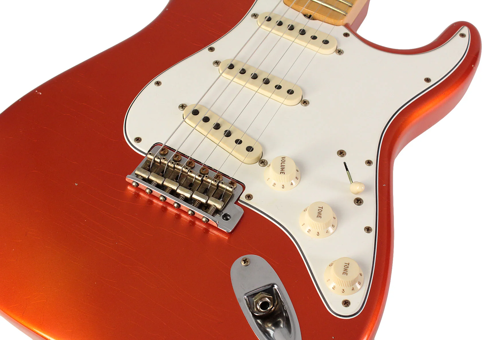Fender Custom Shop Limited 1969 Journeyman Relic Stratocaster, Aged Candy Tangerine - Image 3