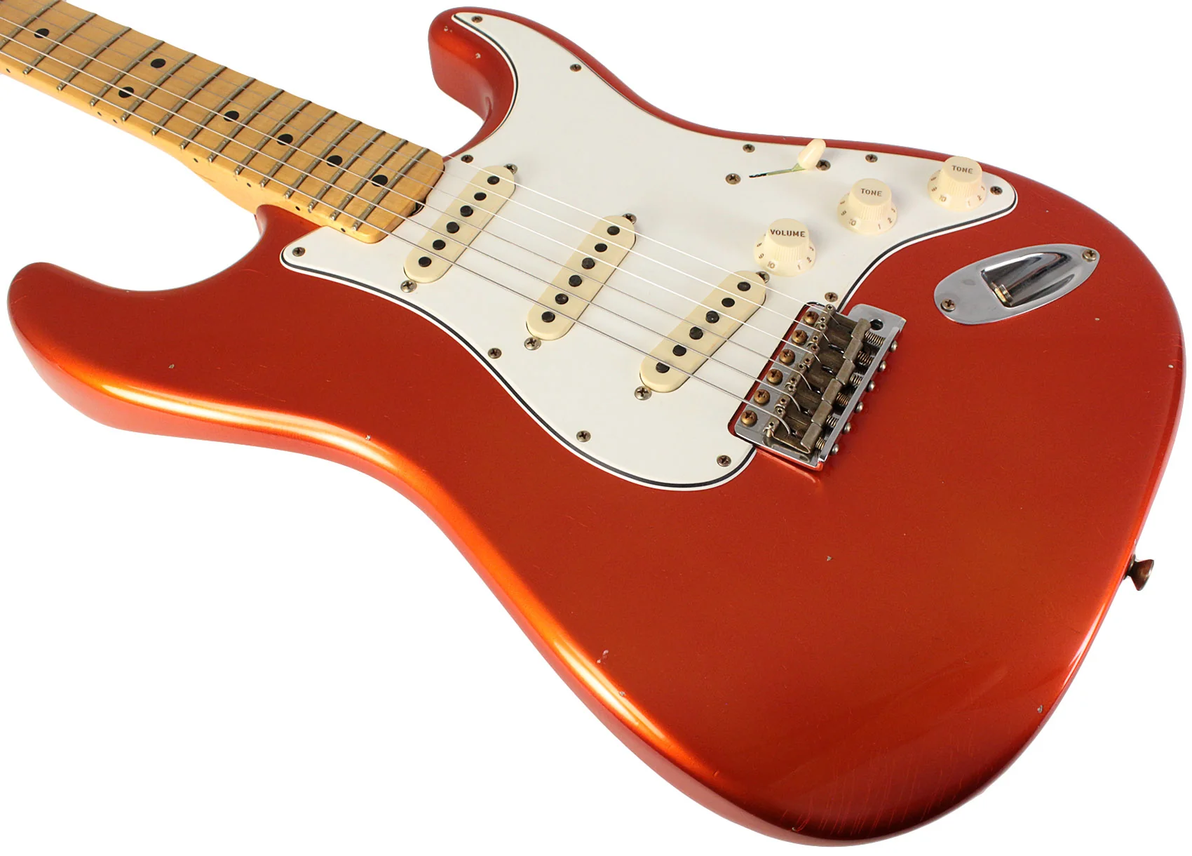 Fender Custom Shop Limited 1969 Journeyman Relic Stratocaster, Aged Candy Tangerine - Image 4