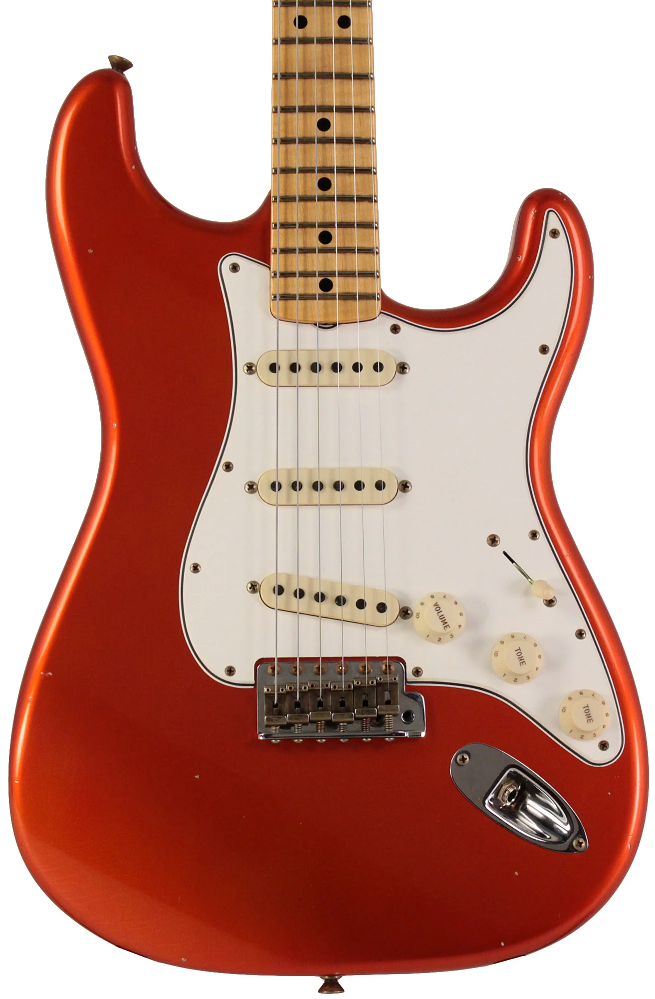 Fender Custom Shop Limited 1969 Journeyman Relic Stratocaster, Aged Candy Tangerine - Image 5