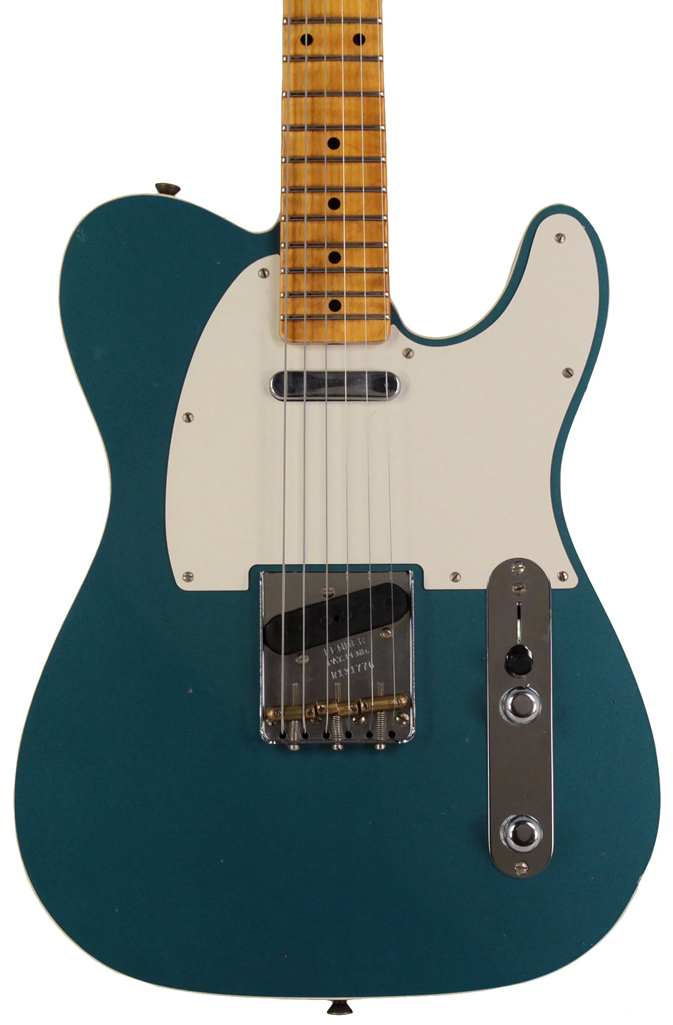 Fender Custom Shop Limited '50s Twisted Tele Custom, Journeyman Relic, Aged Ocean Turquoise - Image 5