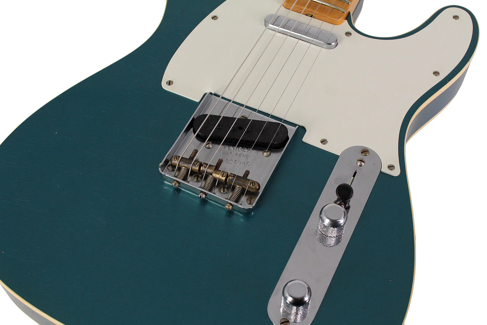 Fender Custom Shop Limited '50s Twisted Tele Custom, Journeyman Relic, Aged Ocean Turquoise - Image 3