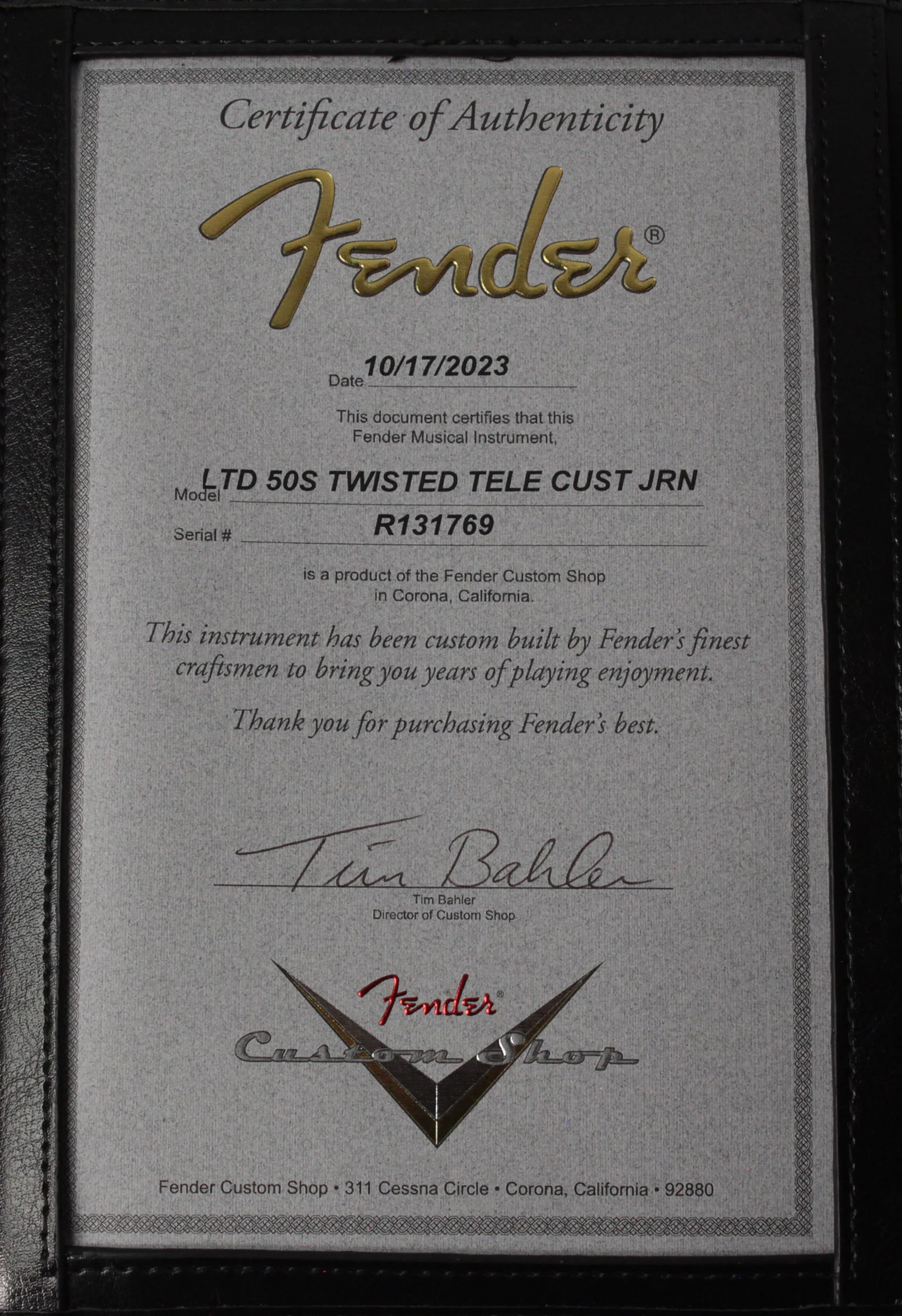 Fender Custom Shop Limited '50s Twisted Tele Custom, Journeyman Relic, Chocolate 3-Color Burst - Image 10