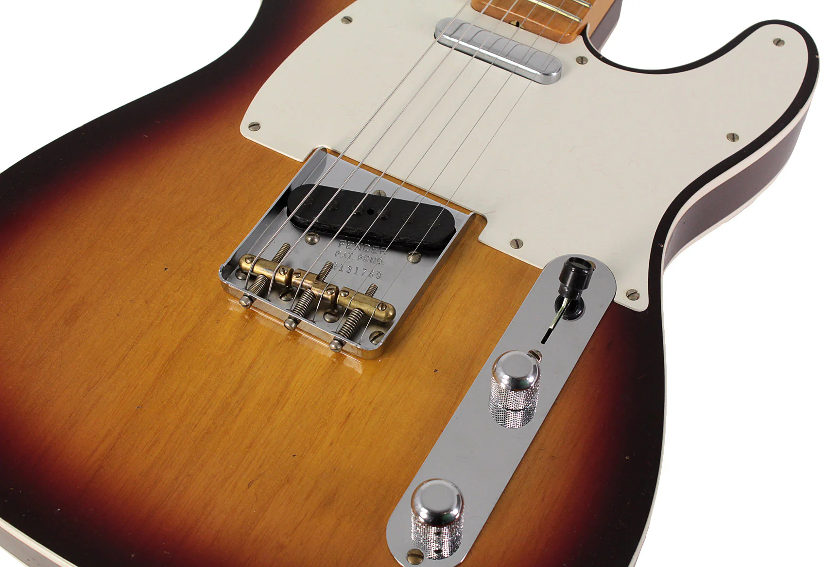 Fender Custom Shop Limited '50s Twisted Tele Custom, Journeyman Relic, Chocolate 3-Color Burst - Image 3