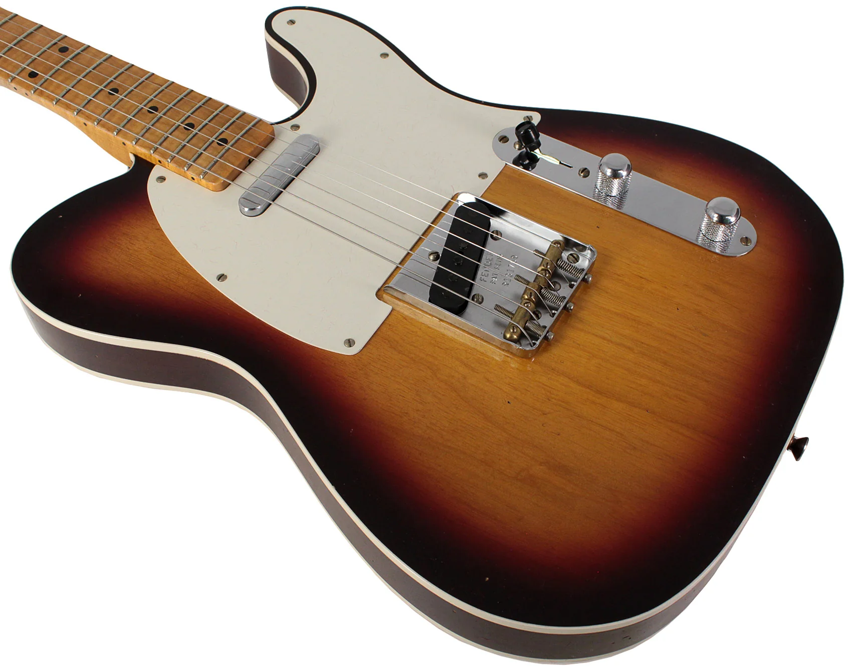 Fender Custom Shop Limited '50s Twisted Tele Custom, Journeyman Relic, Chocolate 3-Color Burst - Image 4