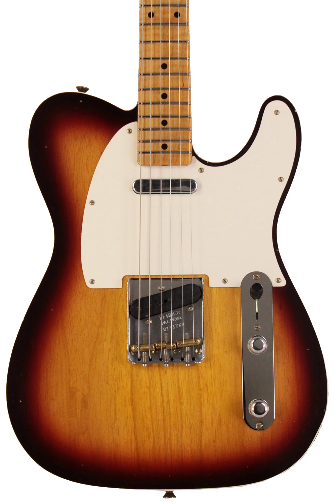 Fender Custom Shop Limited '50s Twisted Tele Custom, Journeyman Relic, Chocolate 3-Color Burst - Image 5