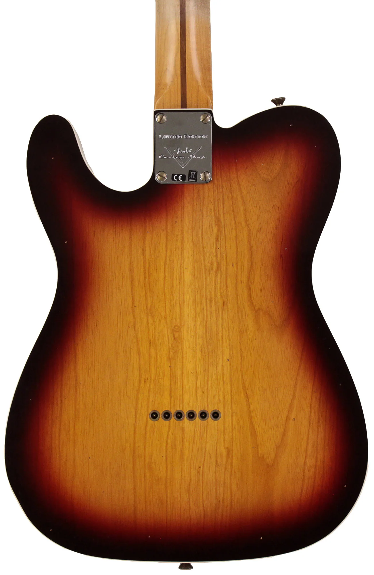 Fender Custom Shop Limited '50s Twisted Tele Custom, Journeyman Relic, Chocolate 3-Color Burst - Image 6