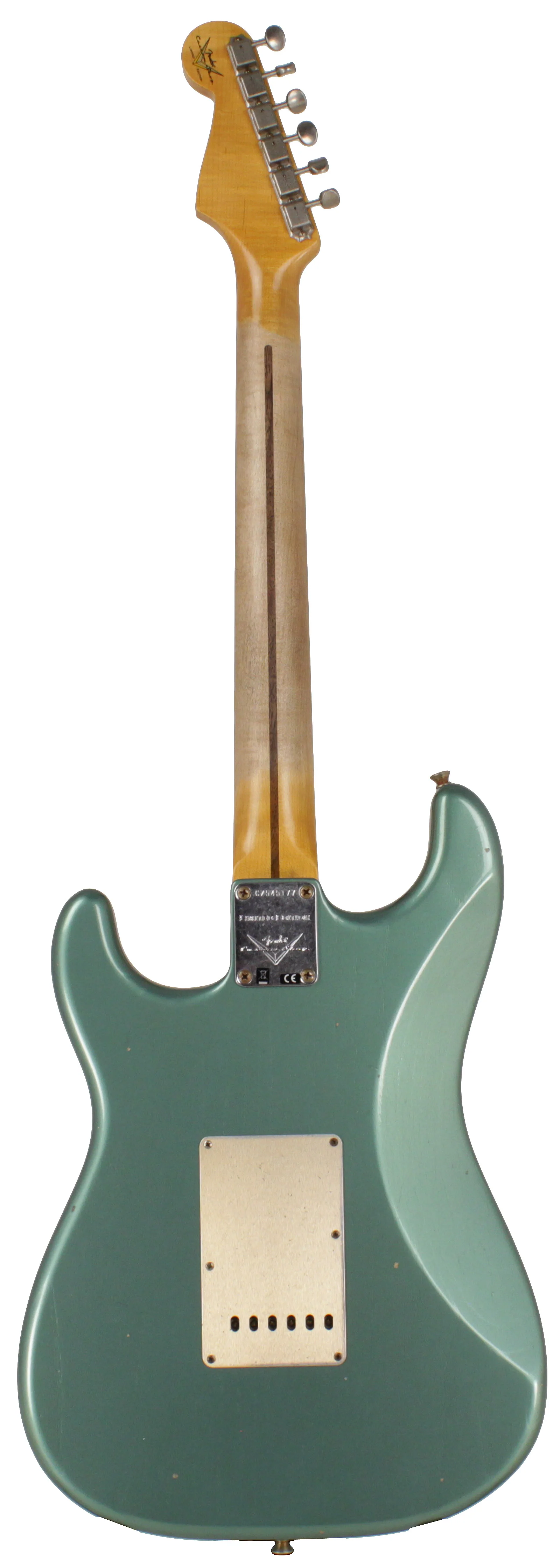 Fender Custom Shop Limited '55 Dual-Mag Strat Journeyman, Aged Sherwood Green Metallic - Image 8