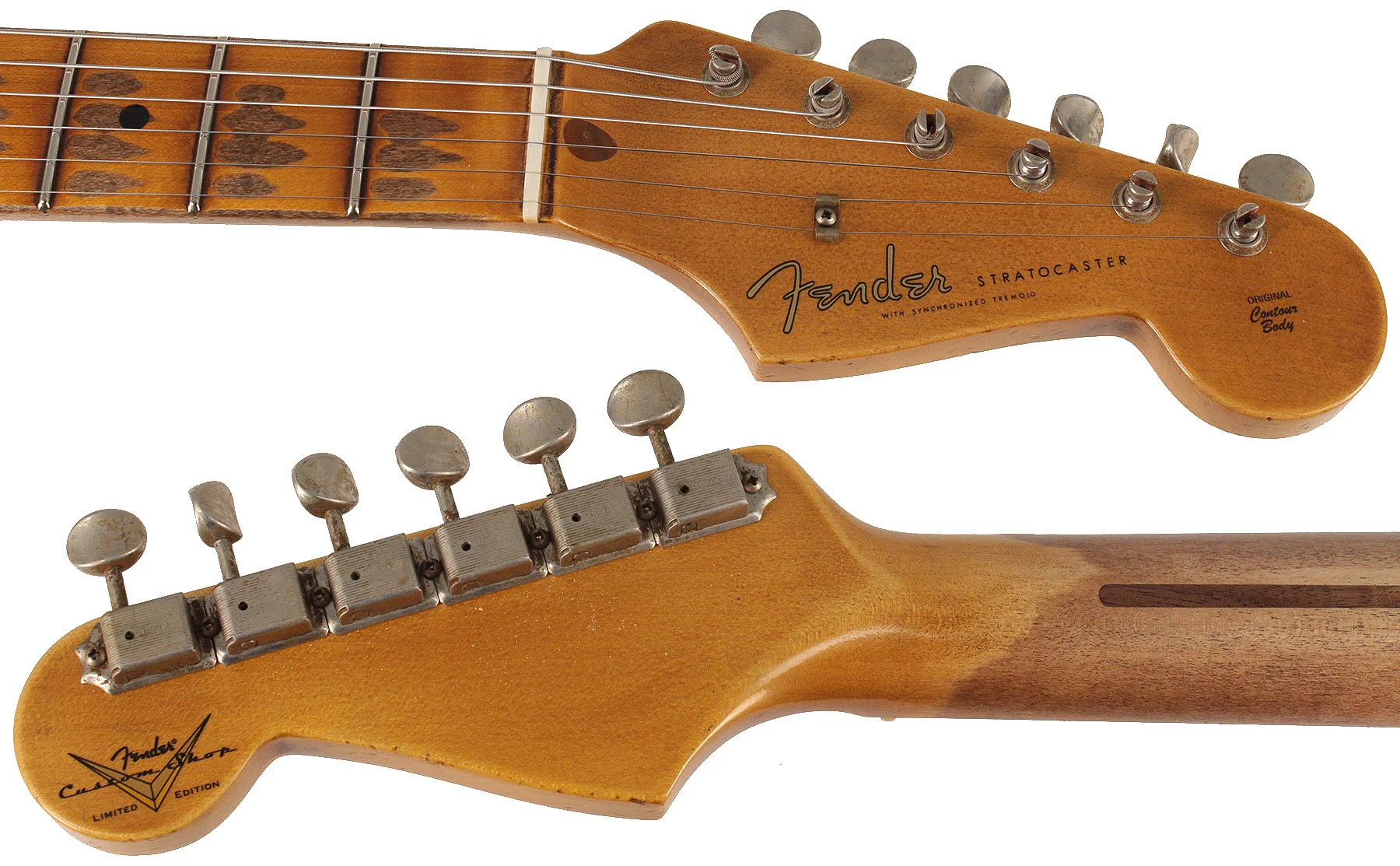 Fender Custom Shop Limited '55 Dual-Mag Strat Journeyman Relic, Aged Candy Apple Red - Image 11