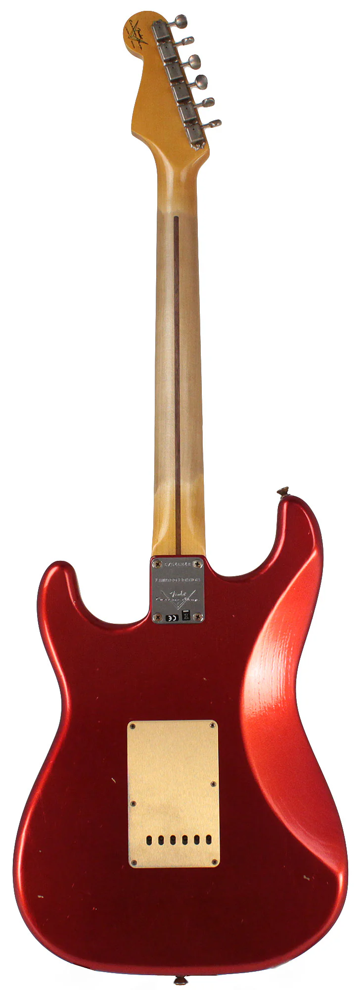 Fender Custom Shop Limited '55 Dual-Mag Strat Journeyman Relic, Aged Candy Apple Red - Image 8
