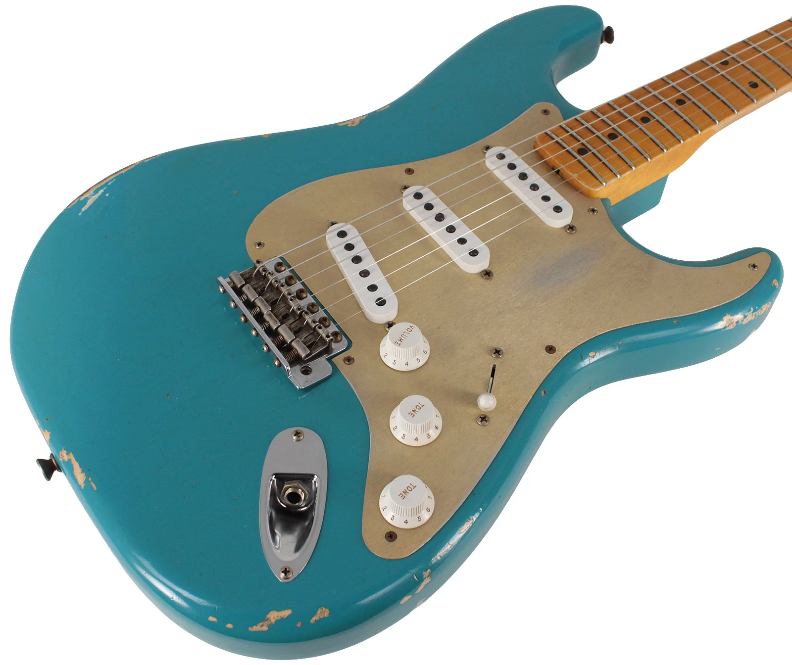 Fender Custom Shop Limited '55 Dual-Mag Strat Journeyman Relic, Aged Taos Turquoise - Image 2