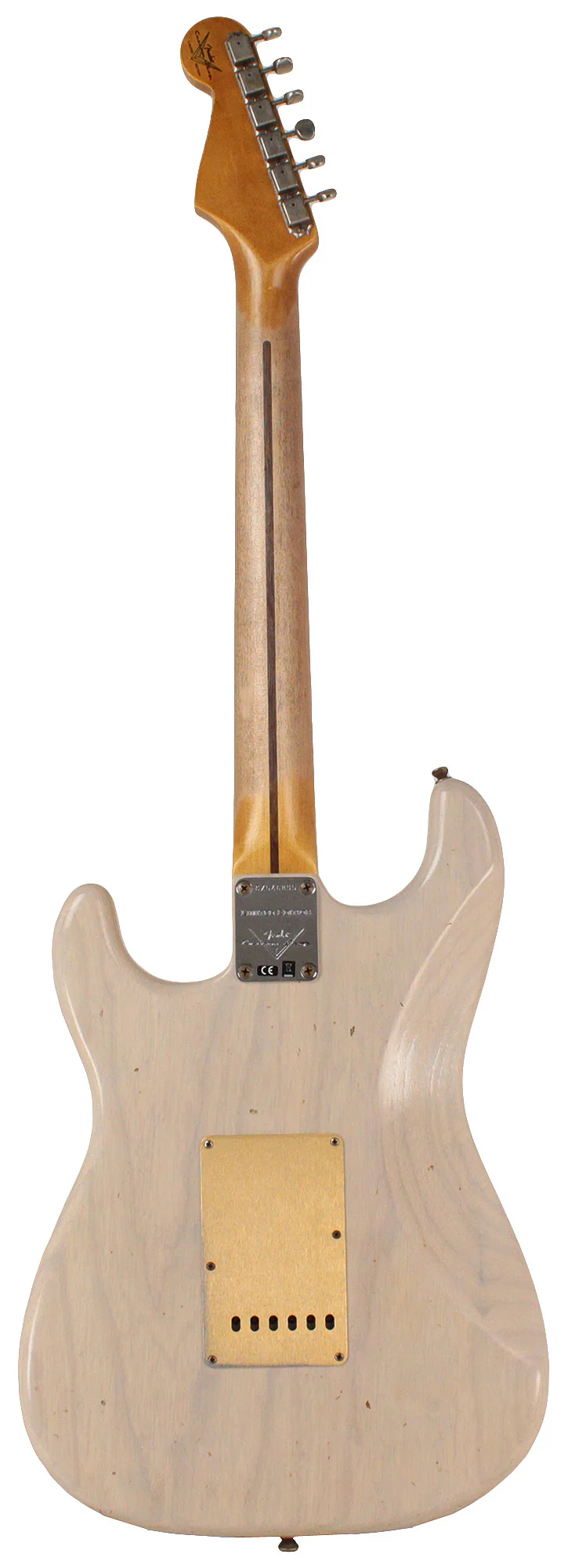 Fender Custom Shop Limited '55 Dual-Mag Strat Journeyman Relic, Aged White Blonde - Image 7