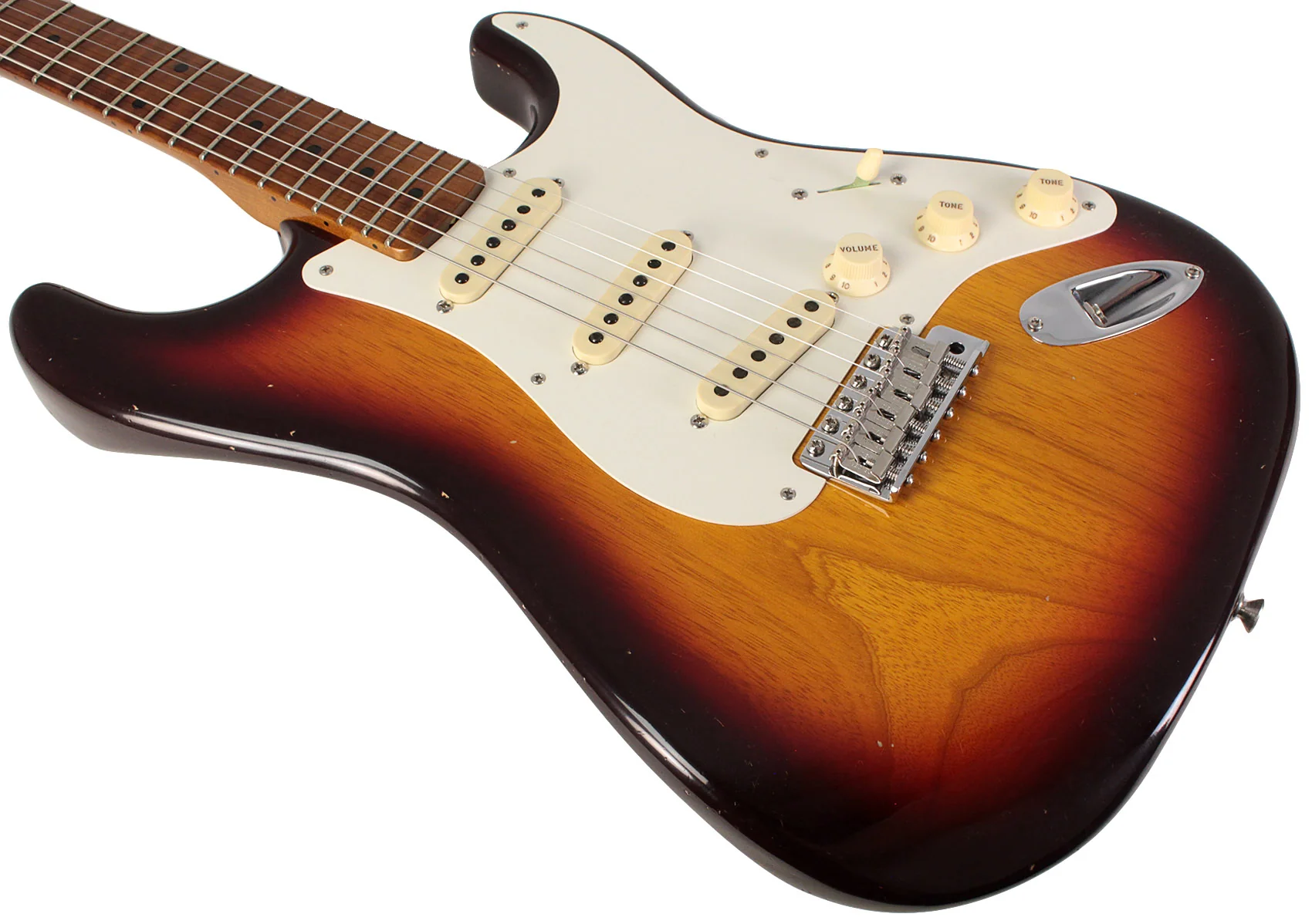 Fender Custom Shop Limited 58 Strat, Journeyman Relic, Chocolate 3-Tone Sunburst - Image 4