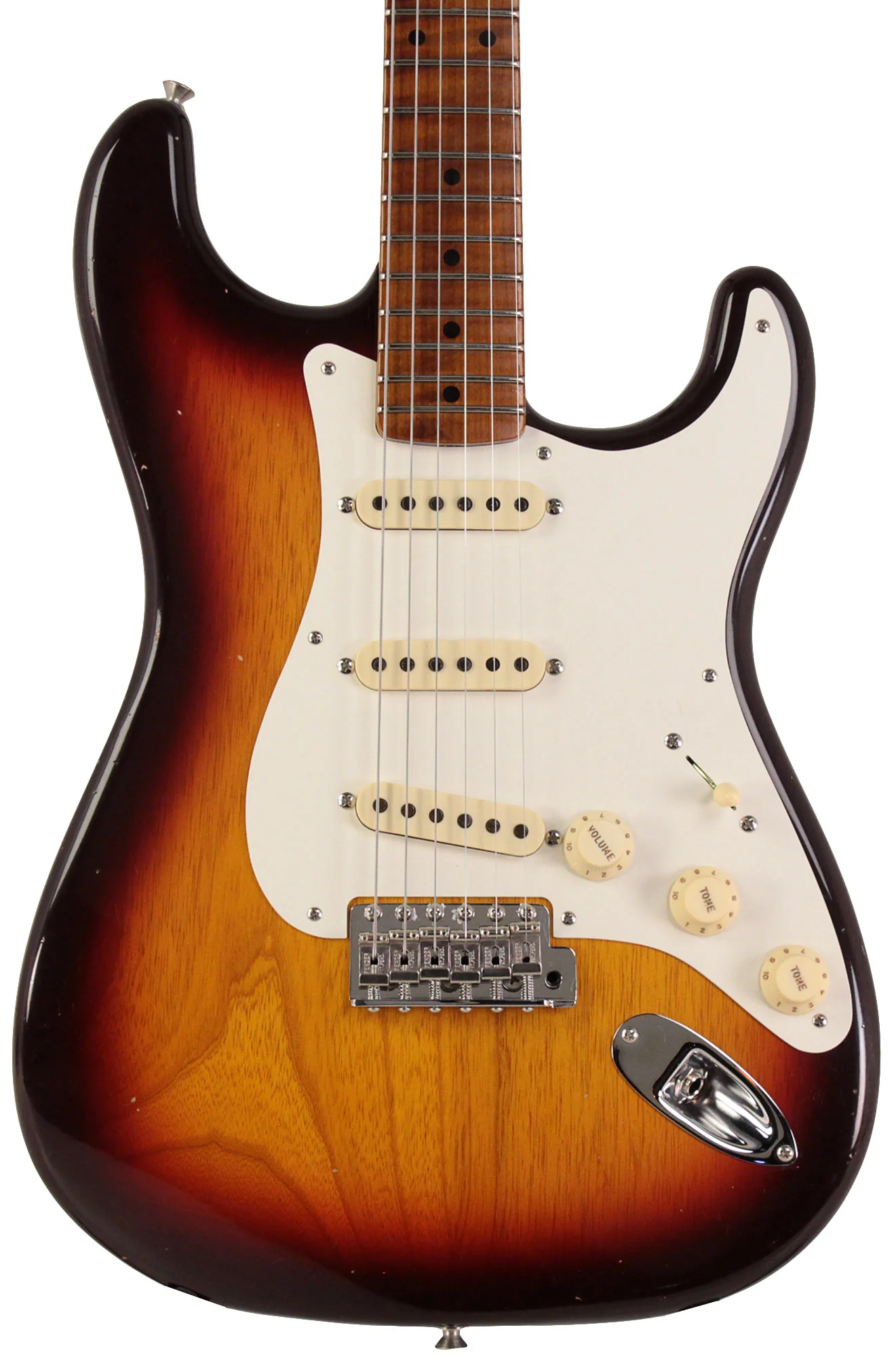 Fender Custom Shop Limited 58 Strat, Journeyman Relic, Chocolate 3-Tone Sunburst - Image 5