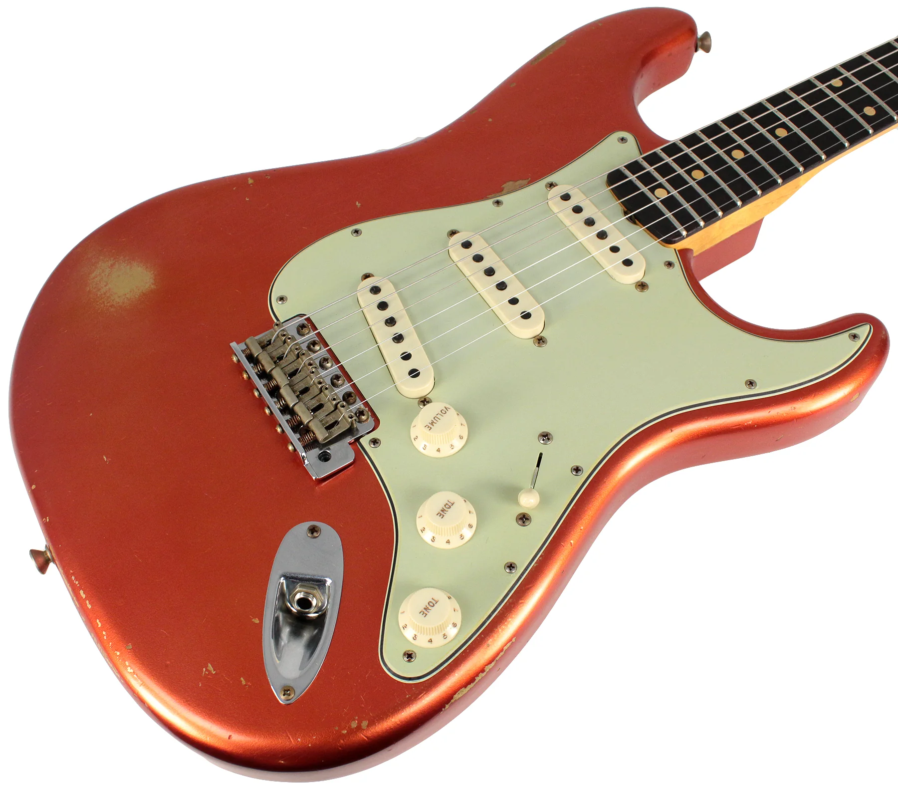 Fender Custom Shop Limited '60 Relic Stratocaster - Faded, Aged Melon Candy - Image 2