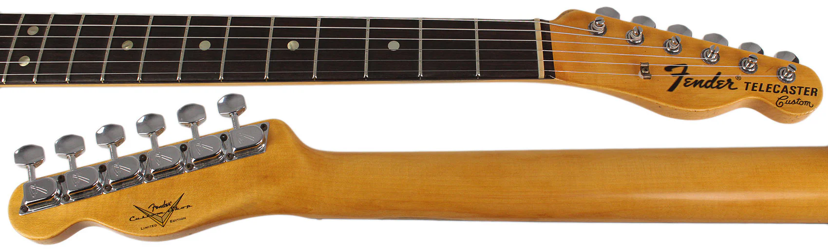 Fender Custom Shop Limited 70's Tele Custom, Journeyman Relic, Aged Black - Image 8