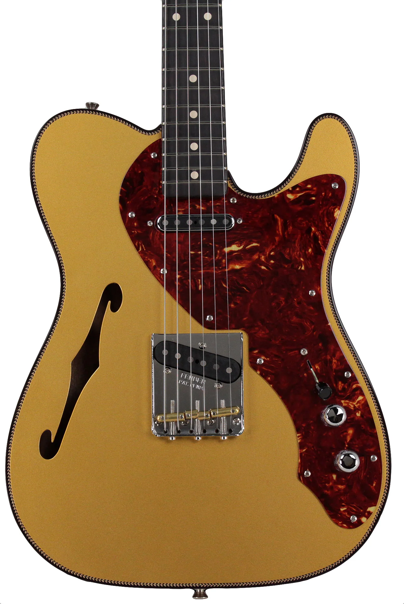 Fender Custom Shop Limited Artisan Thinline Telecaster - Aged Aztec Gold - Image 7