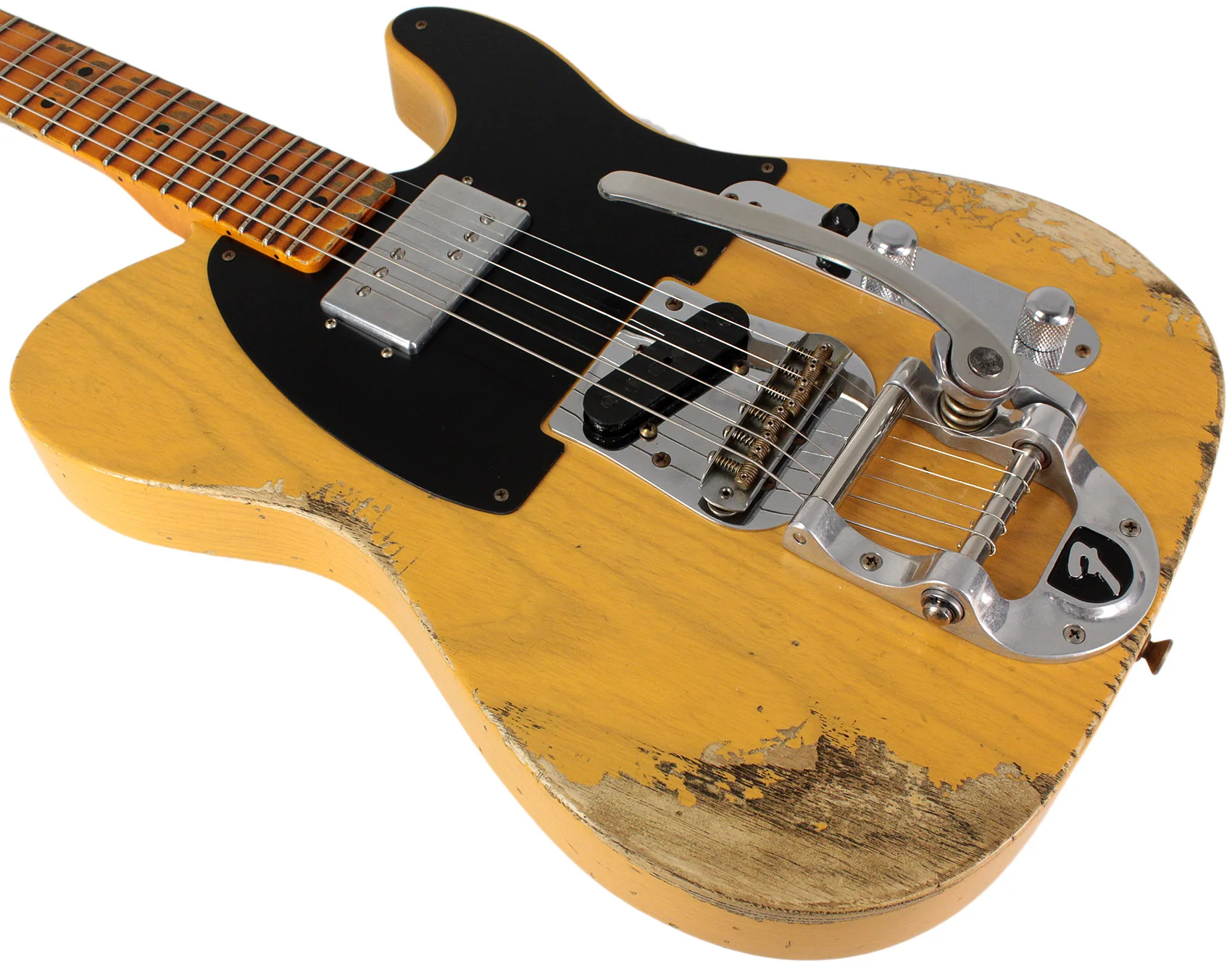 Fender Custom Shop Limited Cunife Blackguard Tele, Heavy Relic, Aged Butterscotch Blonde - Image 4