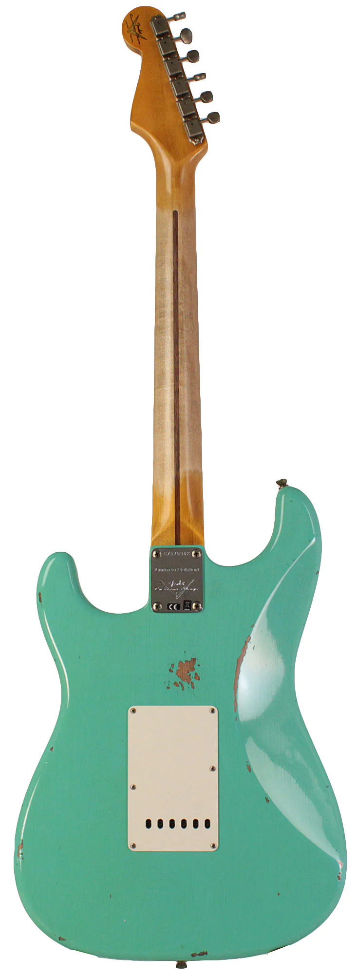 Fender Custom Shop Limited Fat '50s Strat Relic, Super Faded Aged Seafoam Green - Image 7