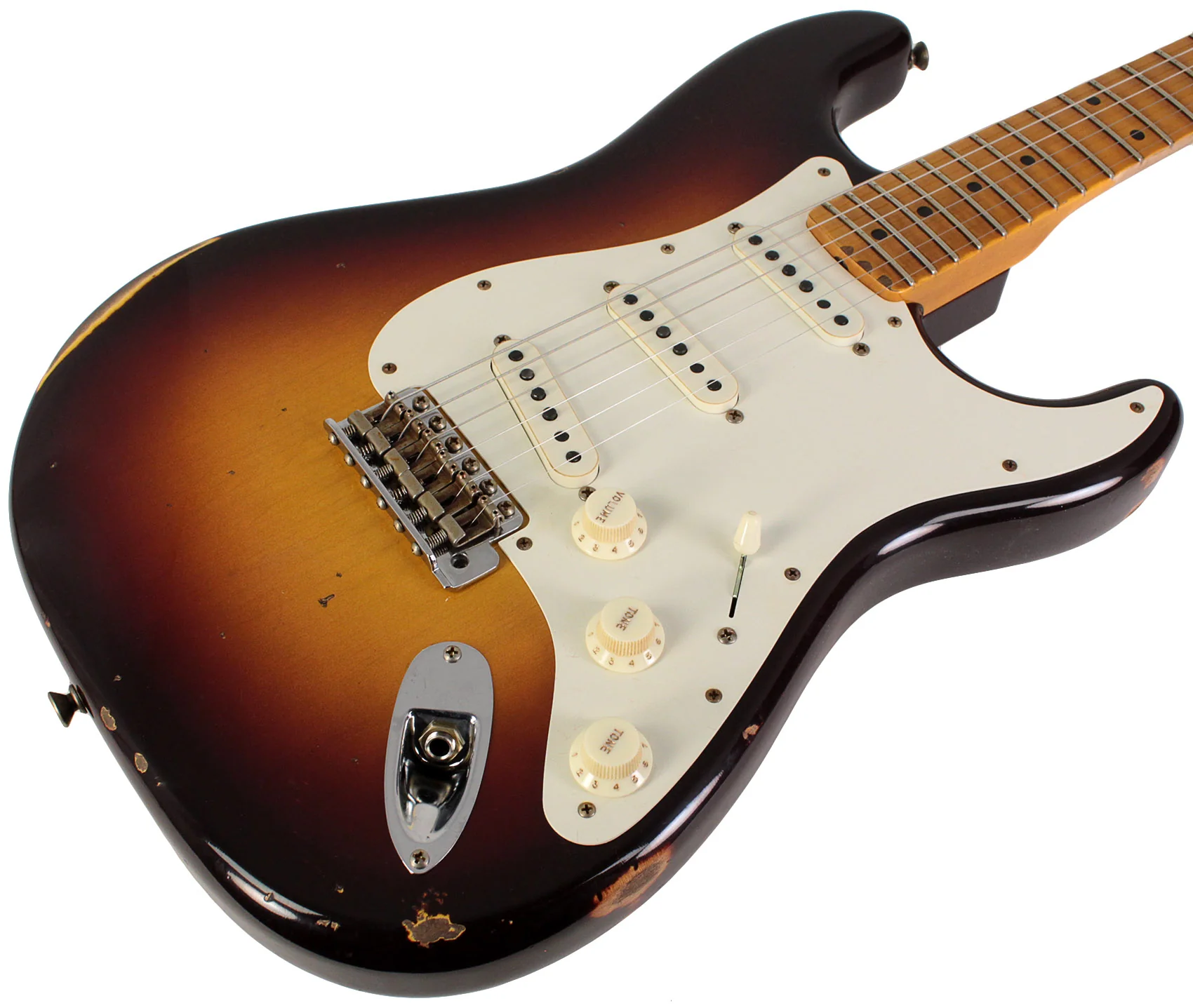 Fender Custom Shop Limited Fat '50s Strat Relic, Wide Fade Chocolate 2-Color Sunburst - Image 2