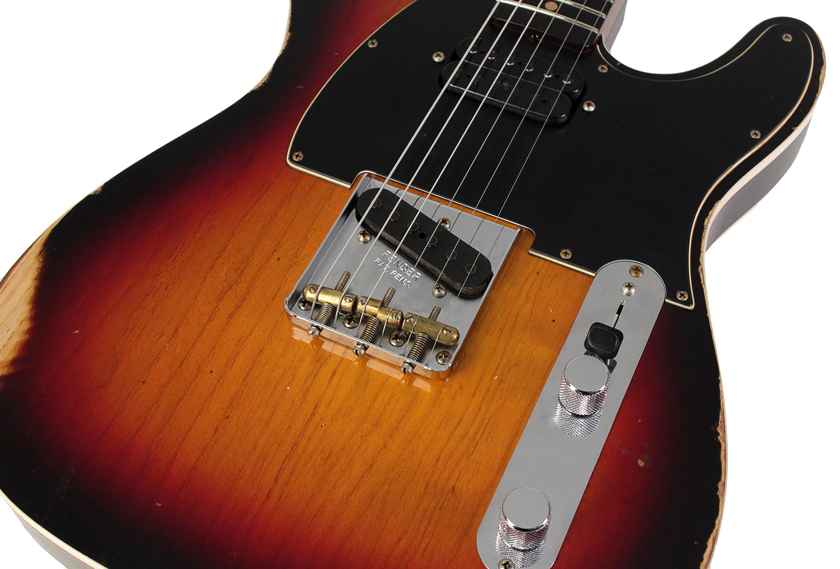Fender Custom Shop Limited HS Tele Custom, Relic, 3 Color Sunburst - Image 3