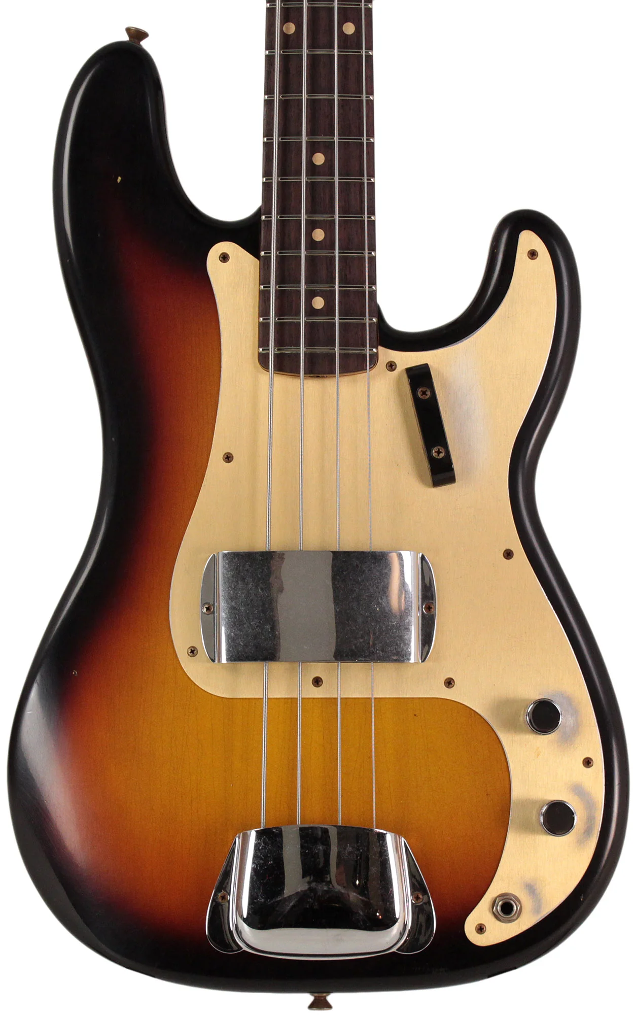 Fender Custom Shop Limited Journeyman '59 Precision Bass, Faded Aged 3-Color Burst - Image 6
