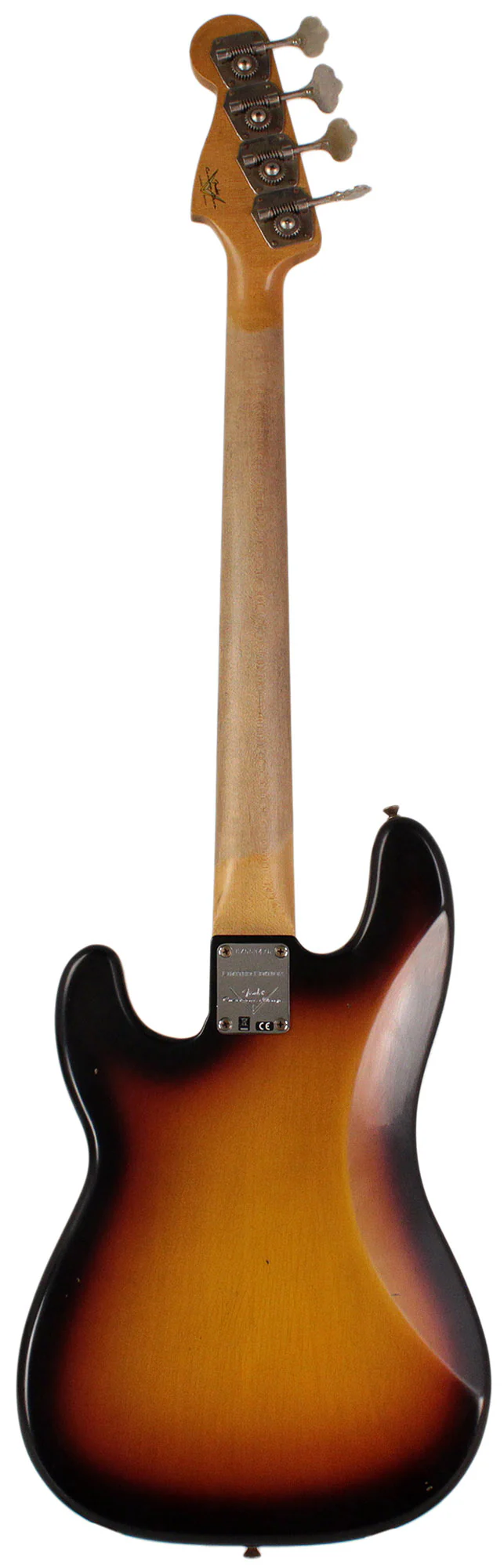 Fender Custom Shop Limited Journeyman '59 Precision Bass, Faded Aged 3-Color Burst - Image 7