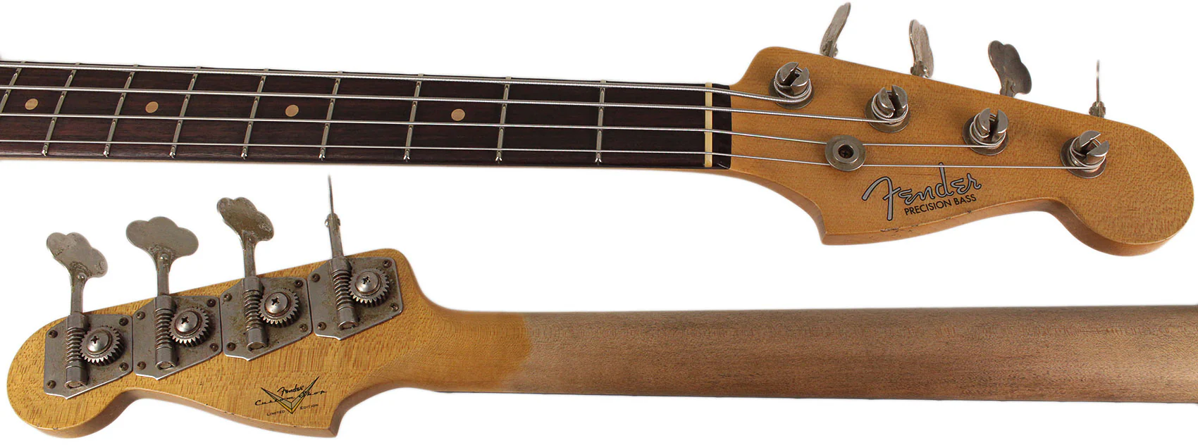 Fender Custom Shop Limited Journeyman '59 Precision Bass, Faded Aged 3-Color Burst - Image 8