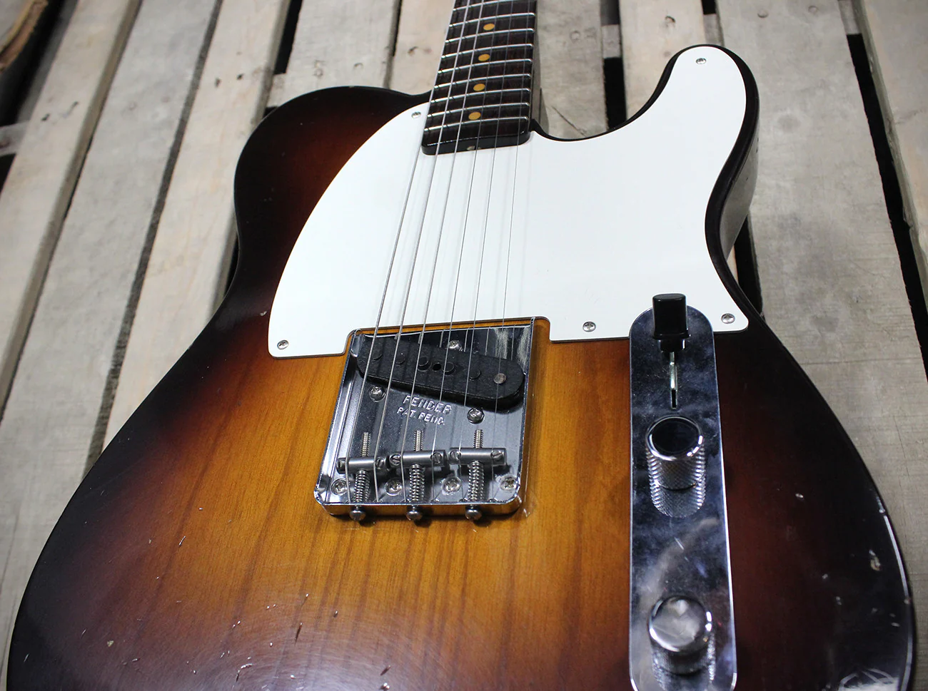 Fender Custom Shop Limited Edition Journeyman Relic '57 Esquire - 2 Tone Sunburst - Image 11