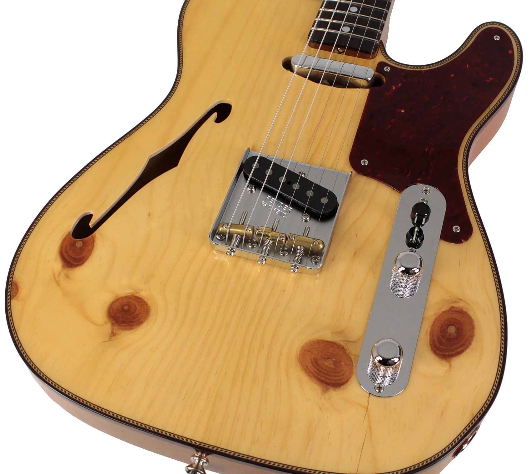 Fender Custom Shop Limited Knotty Pine Tele Thinline - Image 3