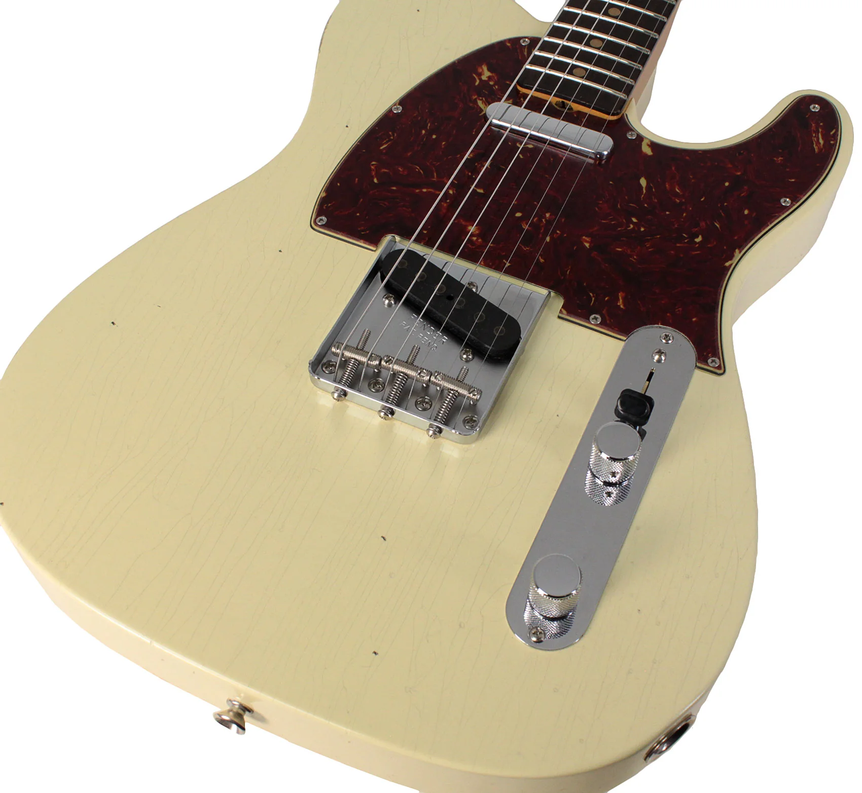 Fender Custom Shop Limited NAMM 1963 Telecaster, Journeyman Relic, Vintage White - Image 3
