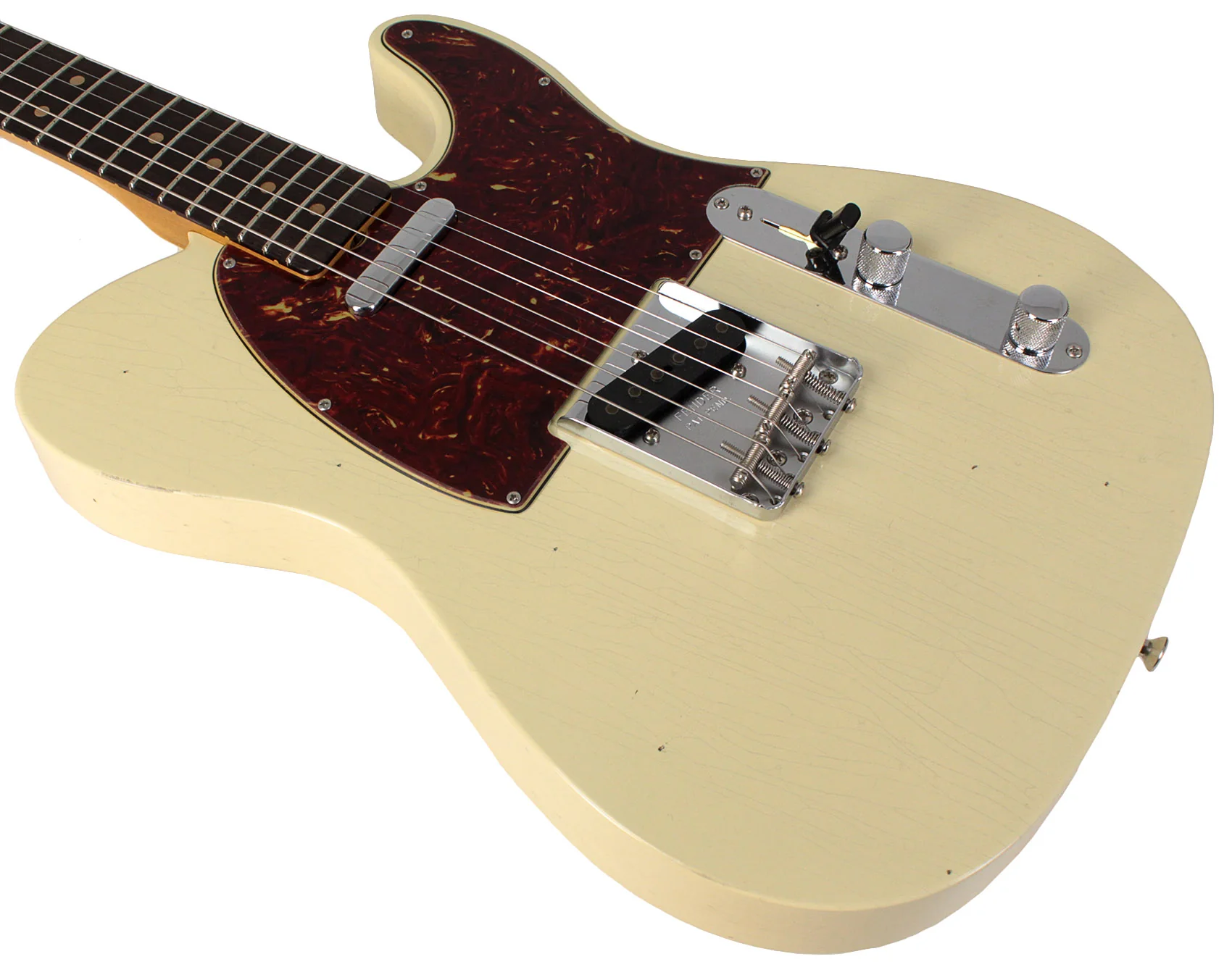 Fender Custom Shop Limited NAMM 1963 Telecaster, Journeyman Relic, Vintage White - Image 4