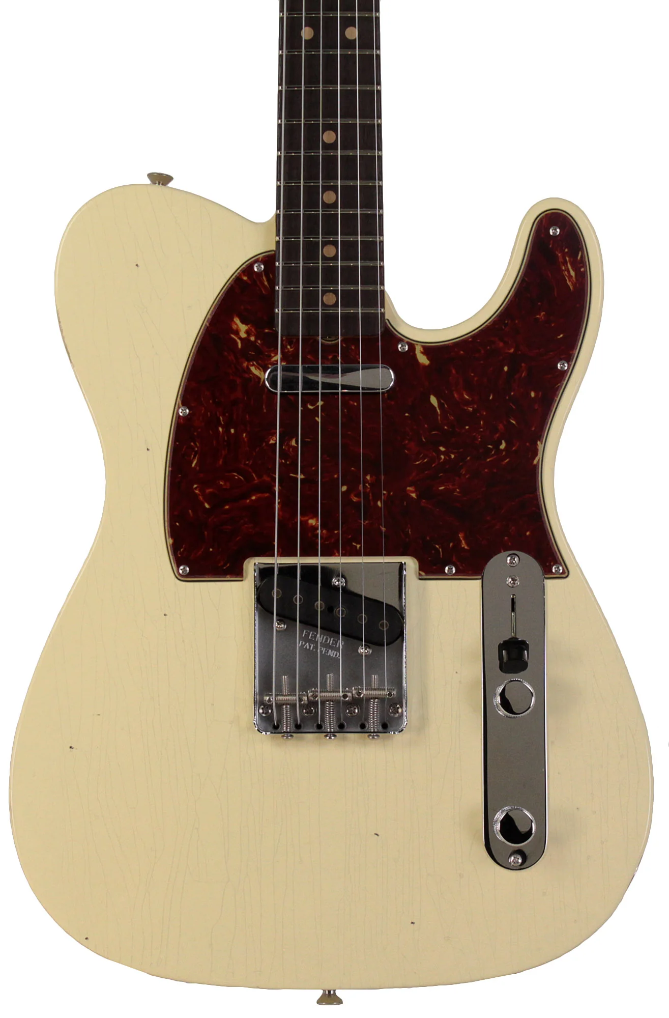 Fender Custom Shop Limited NAMM 1963 Telecaster, Journeyman Relic, Vintage White - Image 6