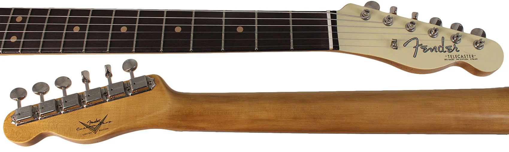 Fender Custom Shop Limited NAMM 1963 Telecaster, Journeyman Relic, Vintage White - Image 8