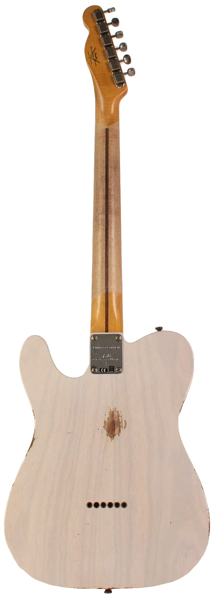 Fender Custom Shop Limited Nocaster Thinline Relic, Aged White Blonde - Image 6