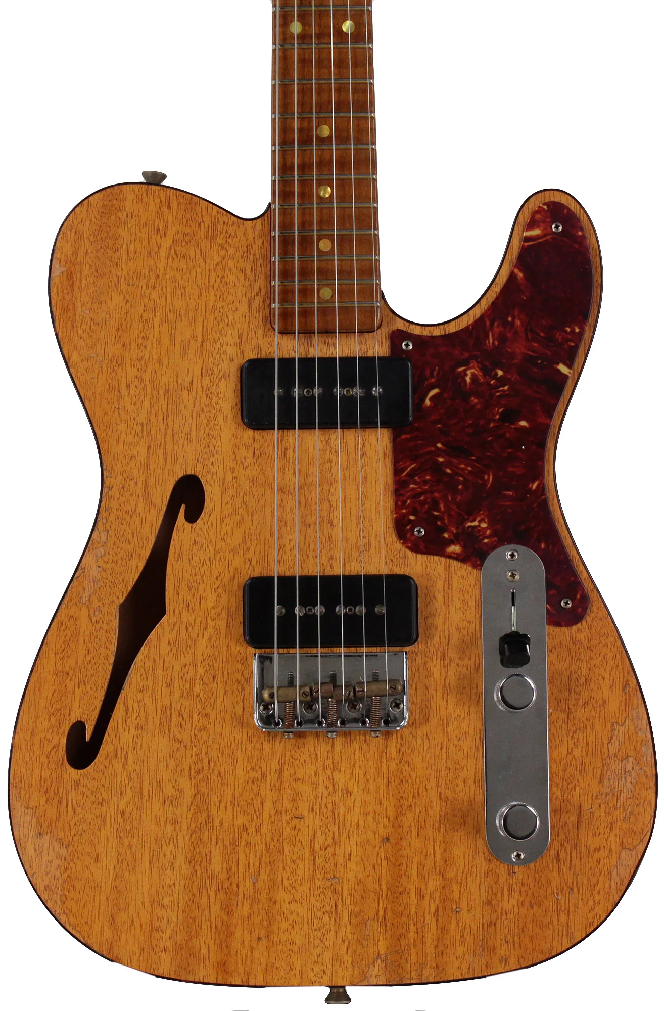 Fender Custom Shop Limited P-90 Tele Thinline Relic, Aged Natural - Image 6