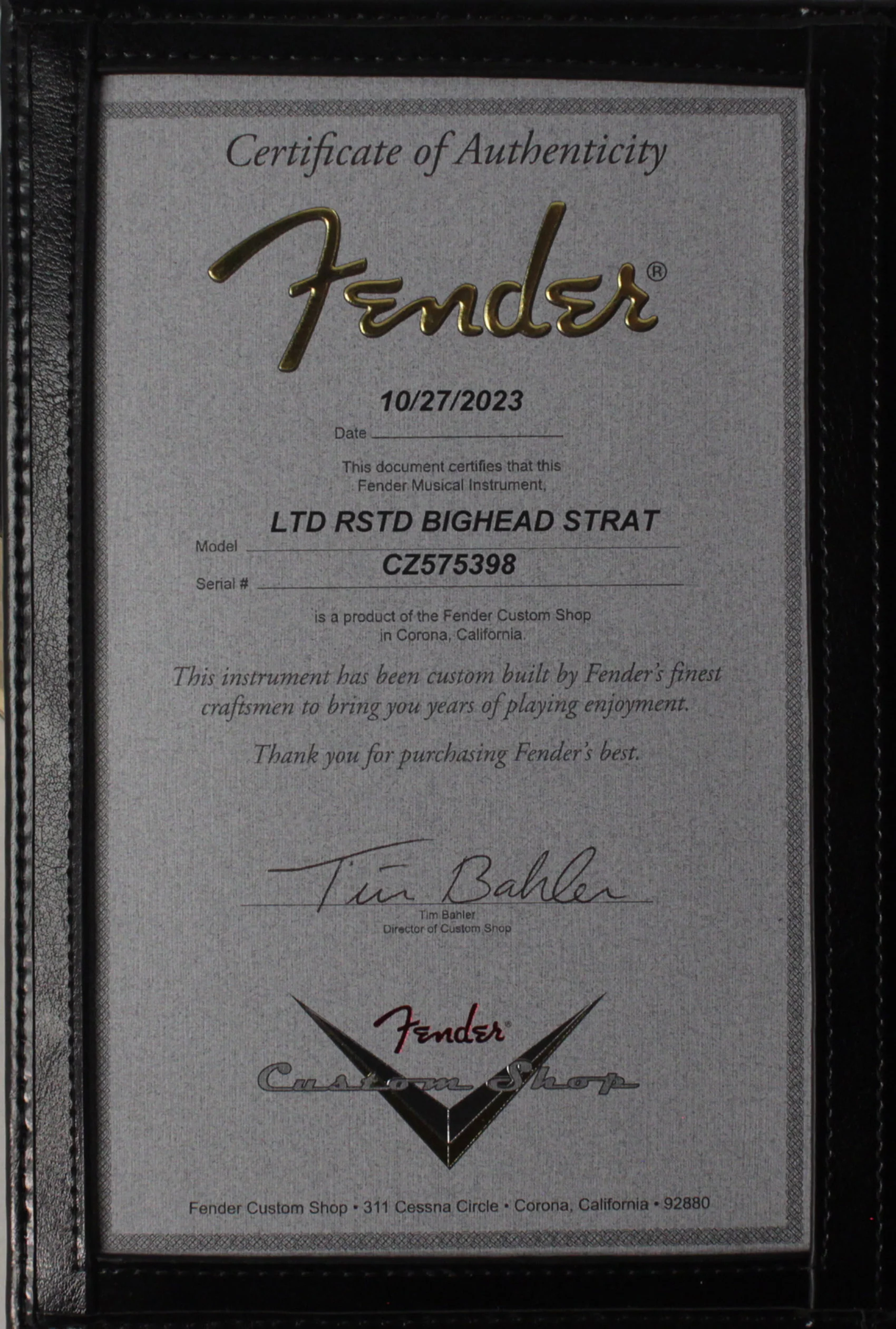 Fender Custom Shop Limited Roasted Big Head Stratocaster, Relic, Aged Vintage White - Image 10