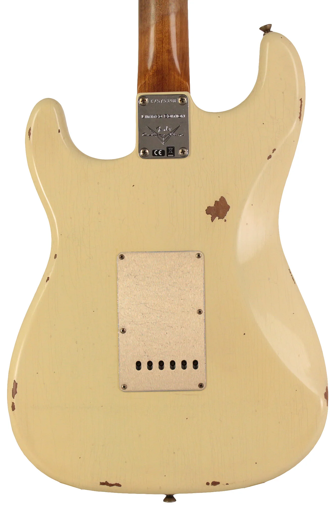 Fender Custom Shop Limited Roasted Big Head Stratocaster, Relic, Aged Vintage White - Image 6