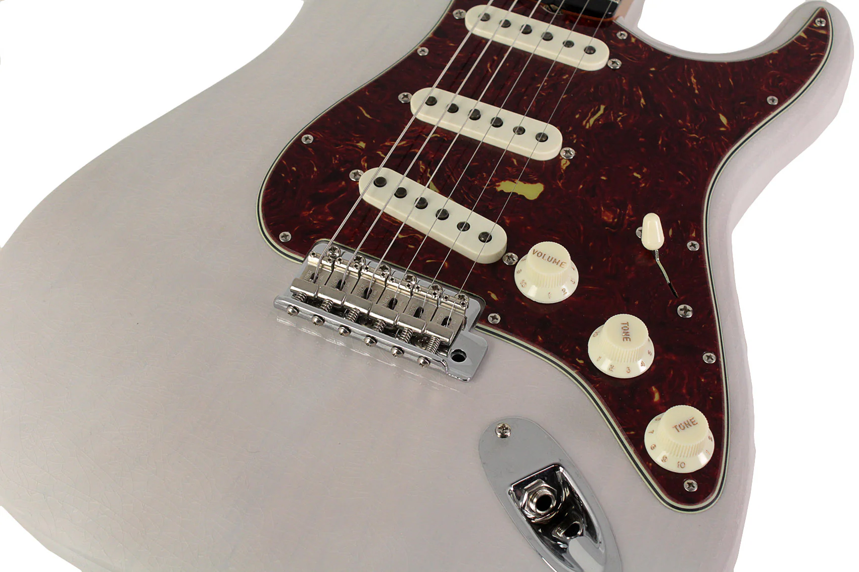 Fender Custom Shop Limited Roasted Pine Stratocaster, Deluxe Closet Classic, White Blonde - Image 3