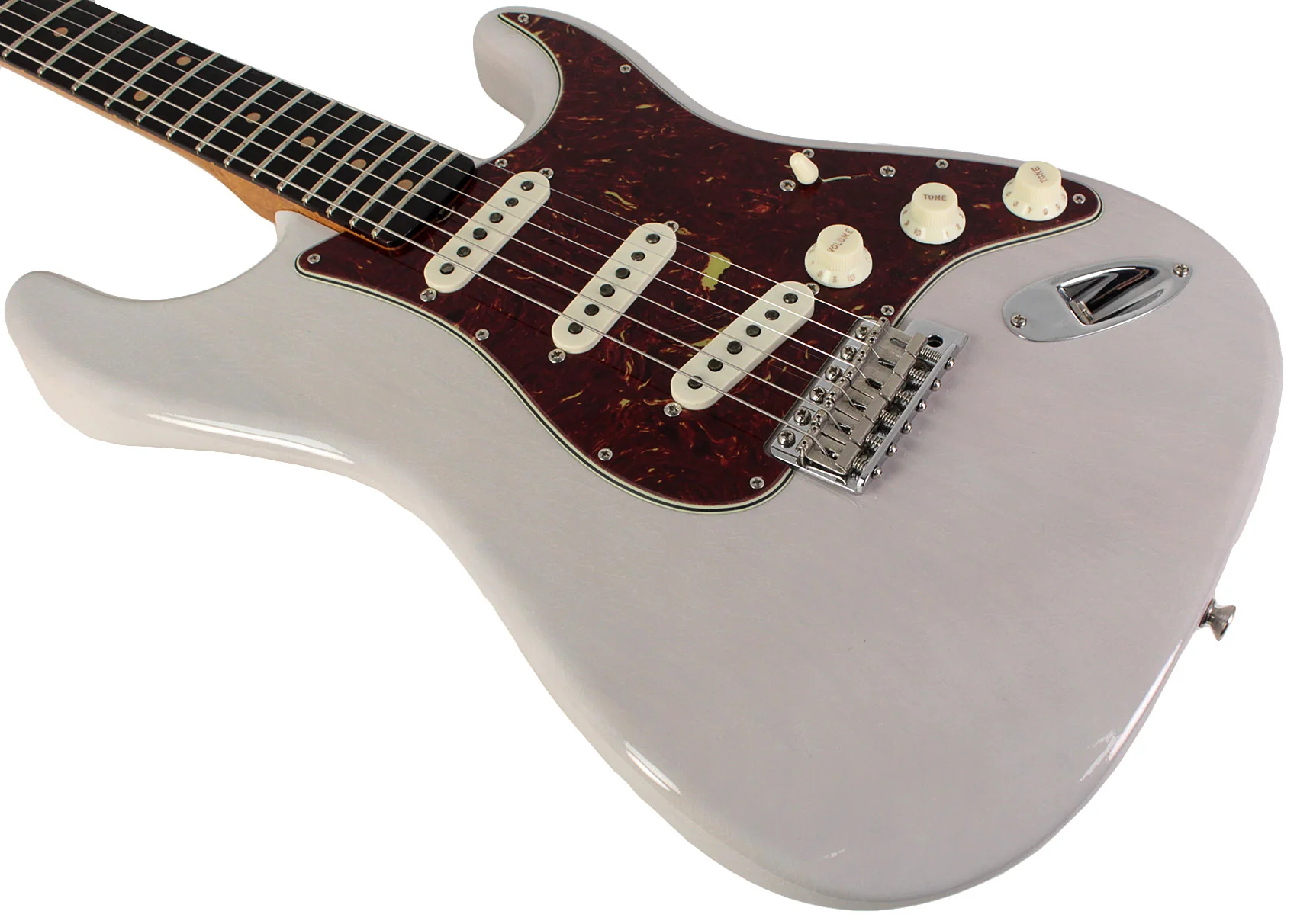 Fender Custom Shop Limited Roasted Pine Stratocaster, Deluxe Closet Classic, White Blonde - Image 4