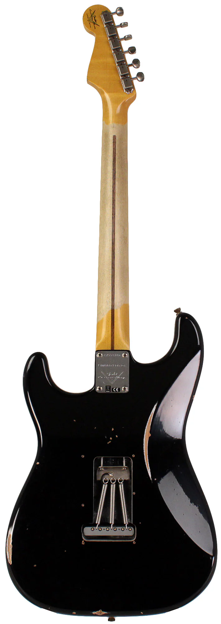Fender Custom Shop Limited Roasted Poblano II Strat, Relic, Aged Black - Image 7