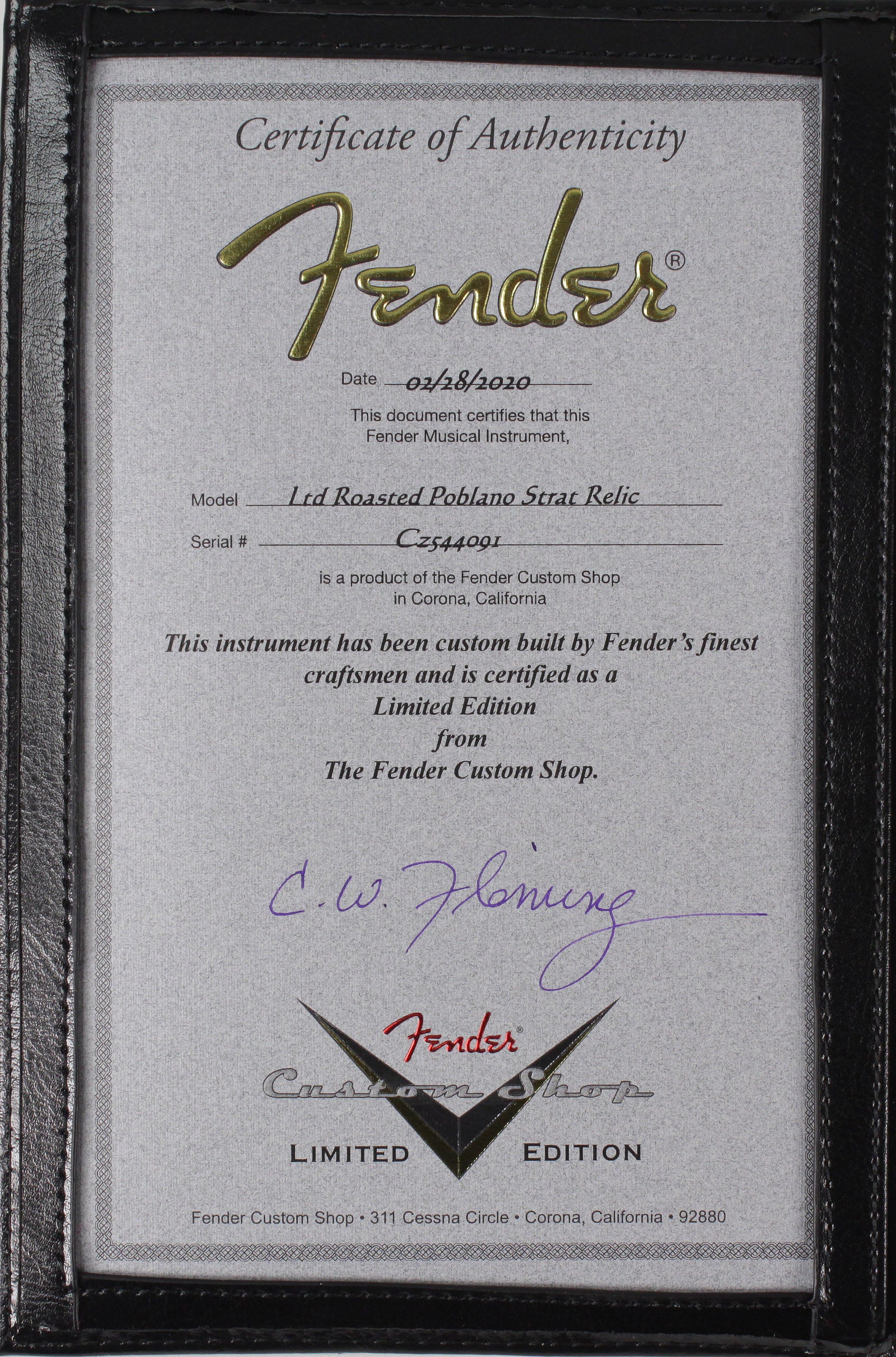 Fender Custom Shop Limited Roasted Poblano Strat, Relic, Aged Olympic White - Image 7
