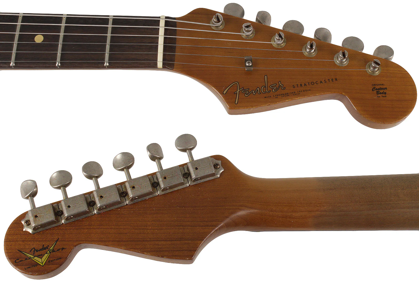 Fender Custom Shop Limited Roasted Poblano Strat, Relic, Aged Olympic White - Image 8