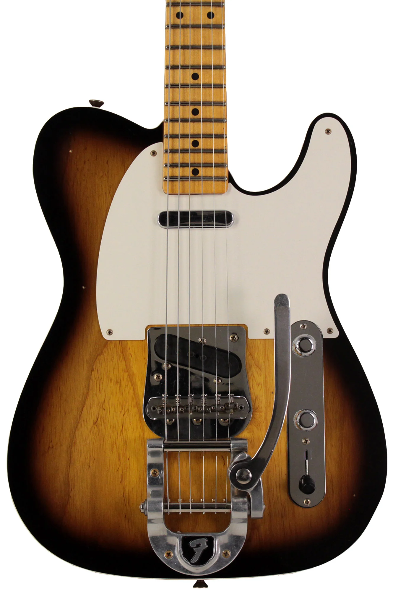 Fender Custom Shop Limited Twisted Tele Custom, Journeyman Relic, Bigsby, 2-Tone Sunburst - Image 5
