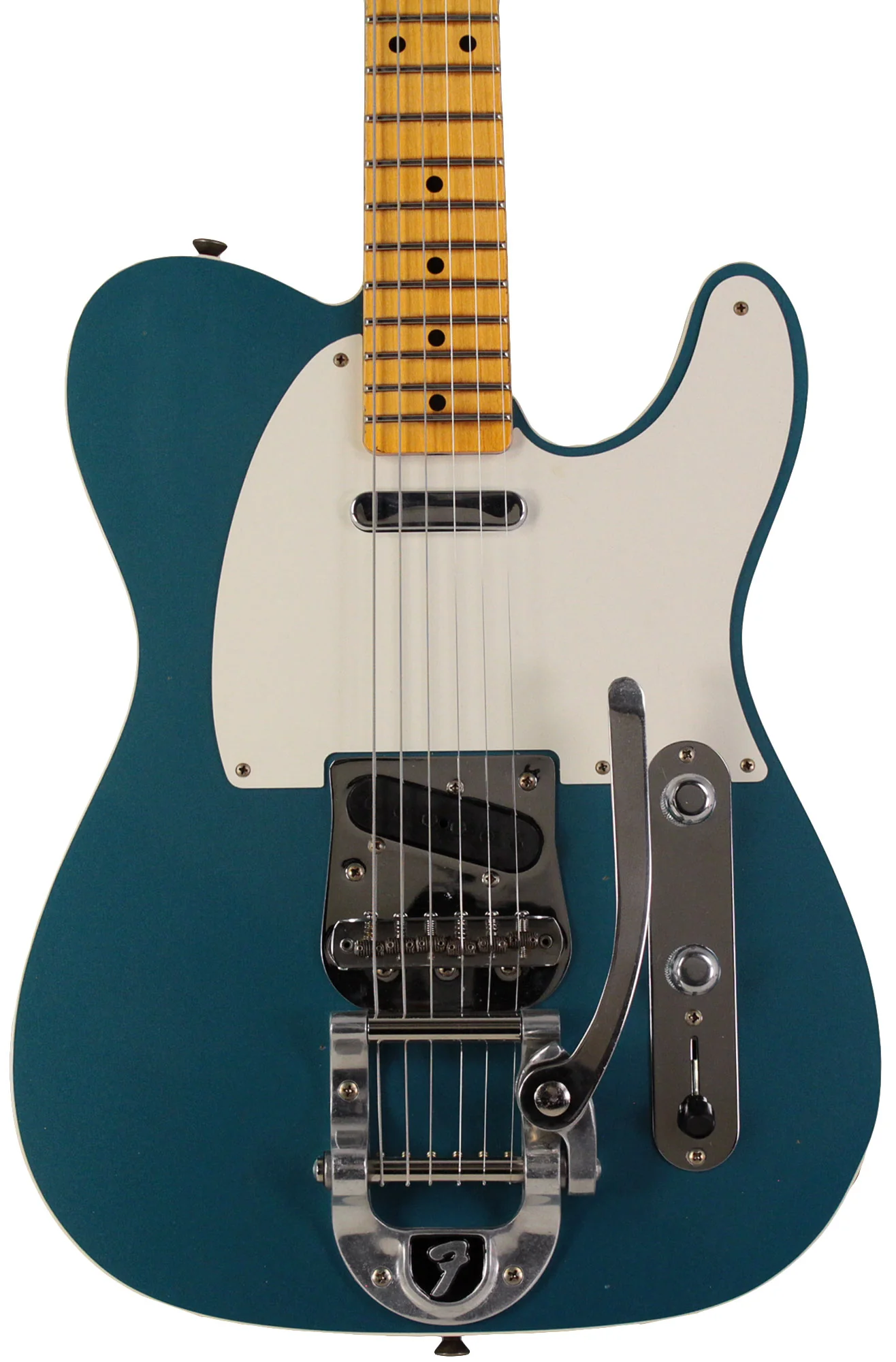 Fender Custom Shop Limited Twisted Tele Custom, Journeyman Relic, Bigsby, Aged Ocean Turquoise - Image 5