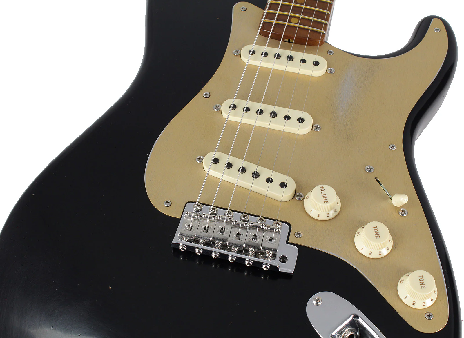 Fender Custom Shop LTD 58 Special Strat Relic, Aged Black - NAMM - Image 3